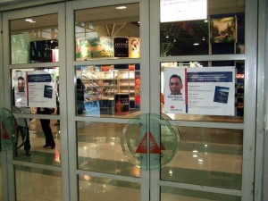 Pete's image waiting to greet delegates at MEXTESOL